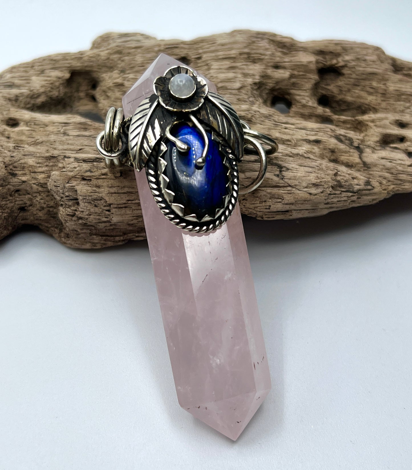 XXL Rose Quartz Point Statement Piece