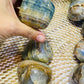 Large Brazilian Banded Blue Onyx Freeform | 3 Sizes