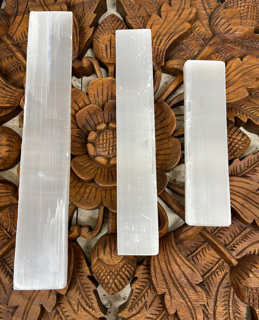 Selenite Crystal Charging Cleaning Tiles