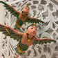 Hand Carved Flying Goddess Dewi Sri Spirit Chasers | 3 Colors