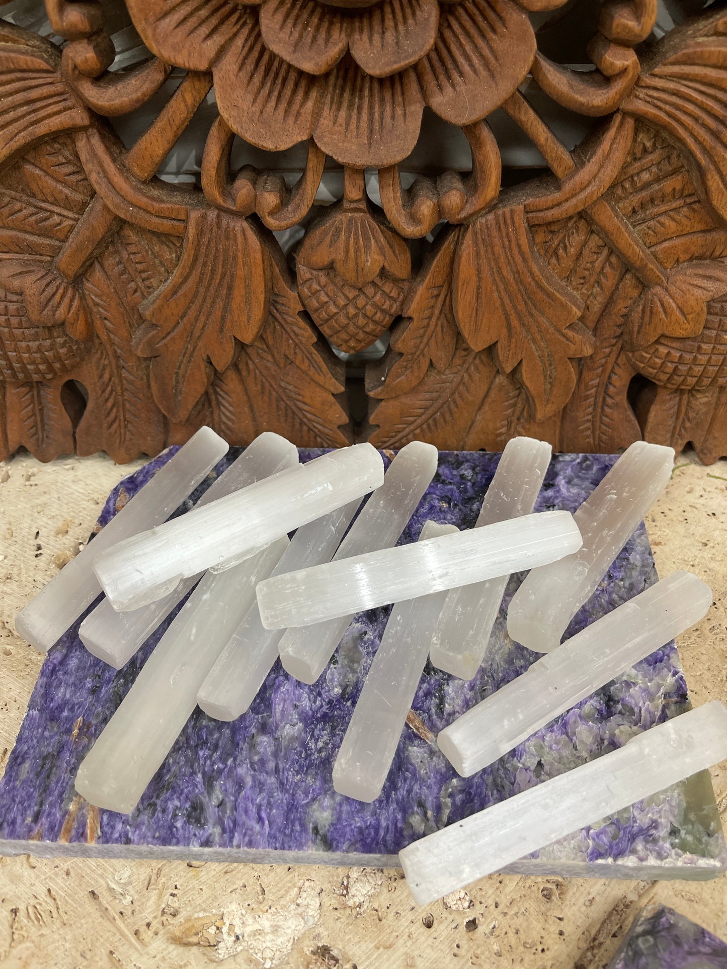 4" Mini Selenite Wands