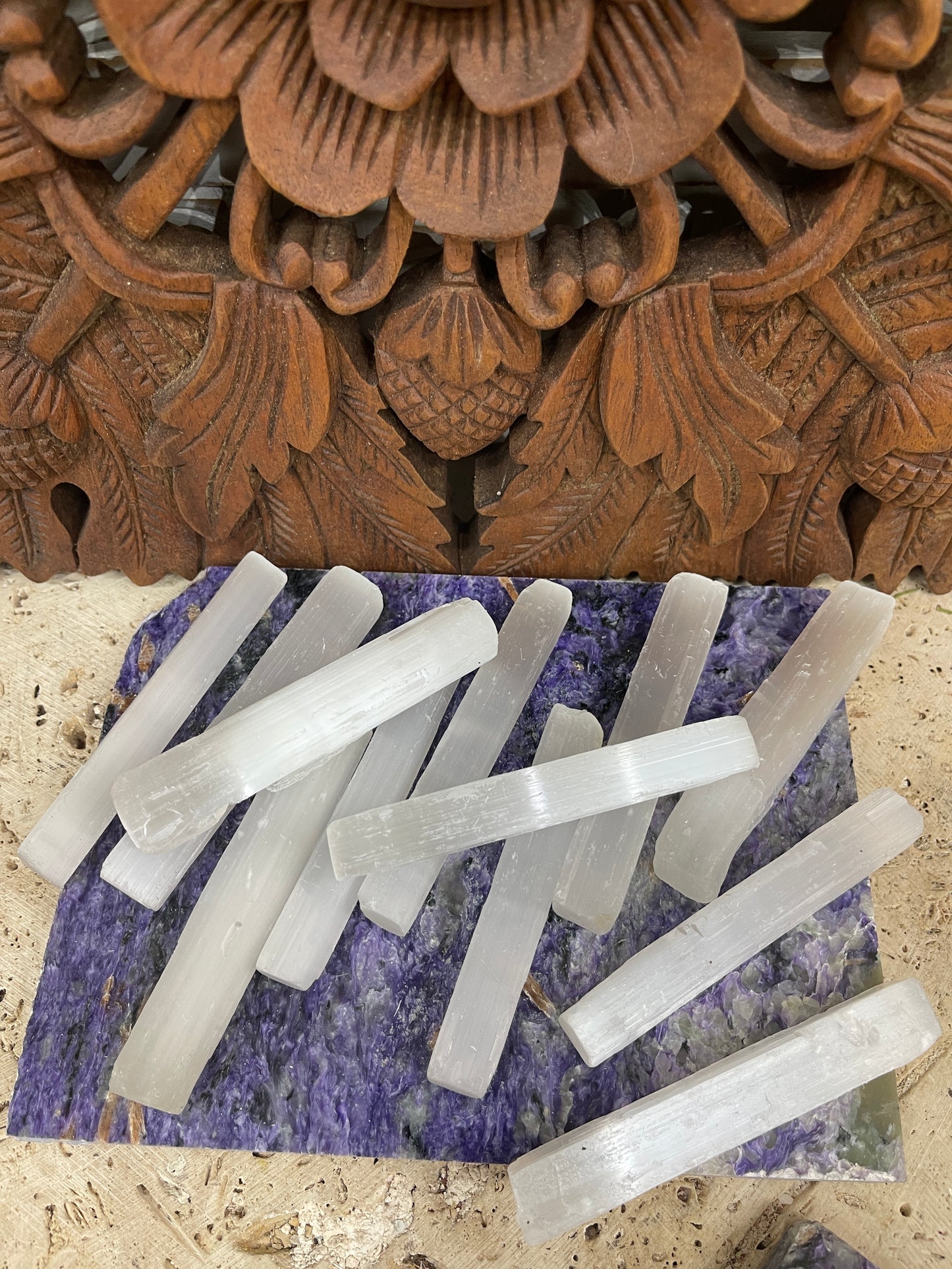 4" Mini Selenite Wands