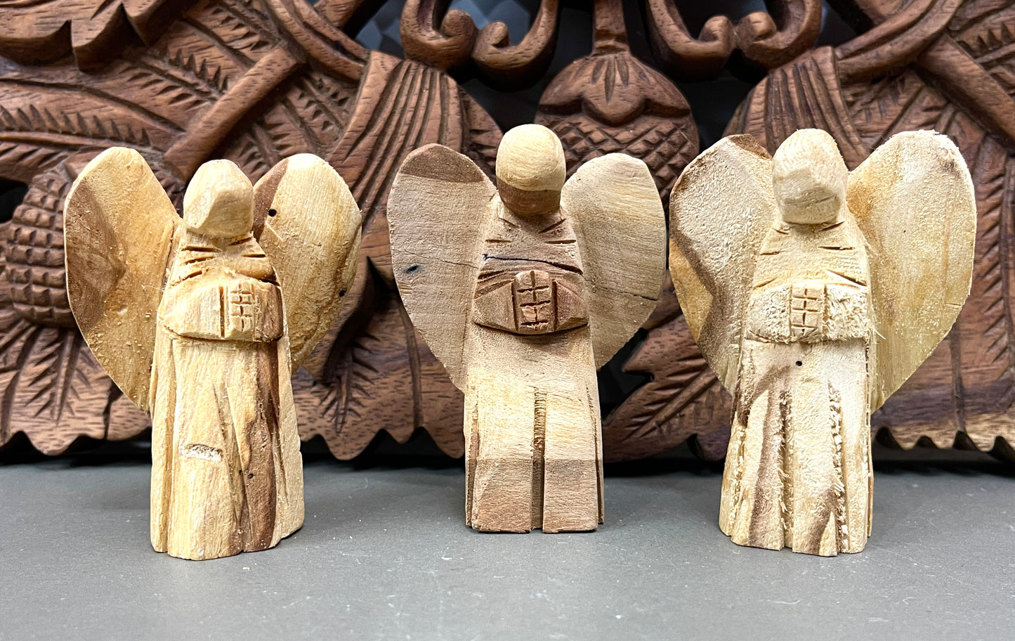 Palo Santo Carved Angels