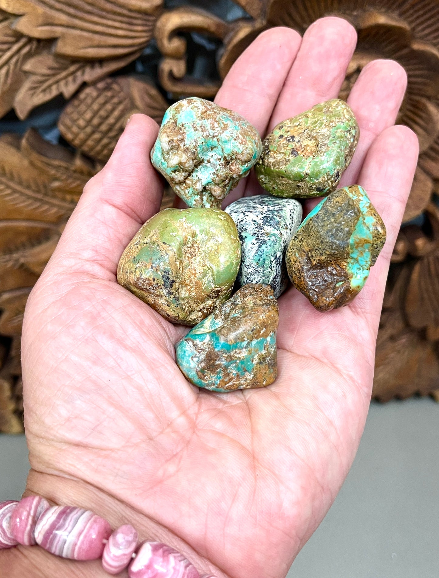 Natural Chinese Turquoise Tumbles