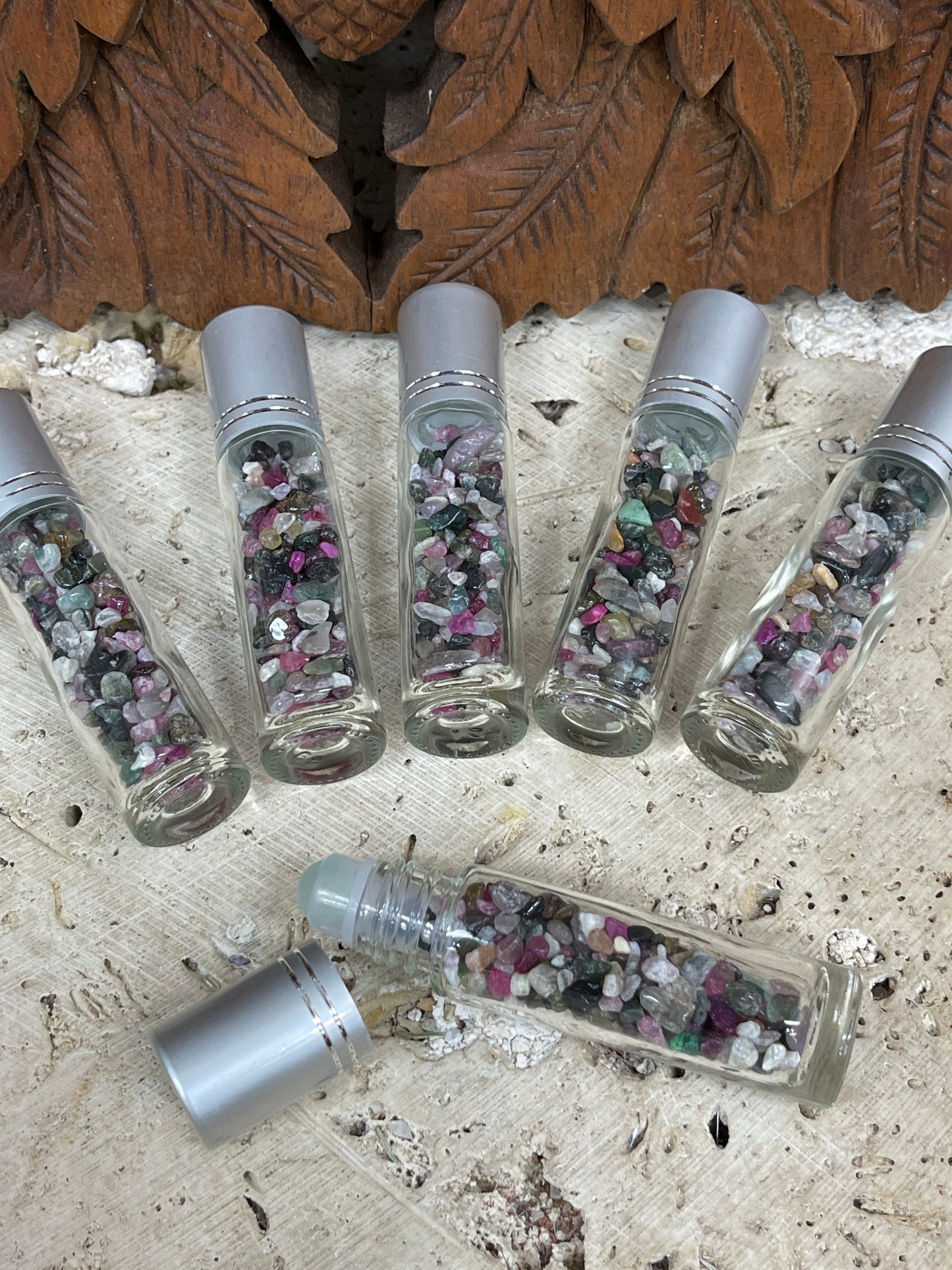 Gemstone Oil Roll On Bottles