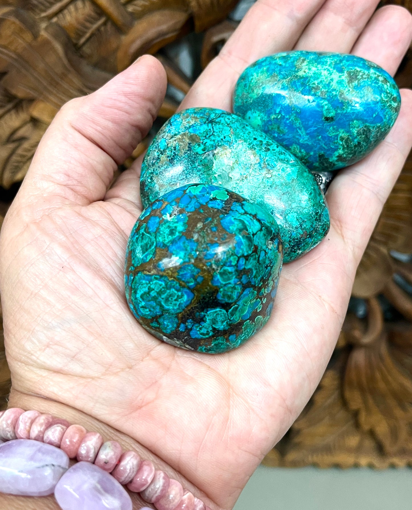 X Large Chrysocolla Tumbles