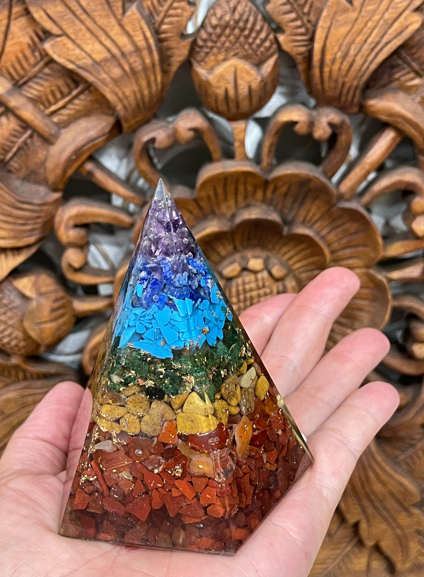 Orgonite Chakra Pyramids