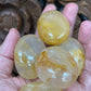 Golden Healer Quartz Palm Stones