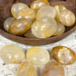 Golden Healer Quartz Palm Stones