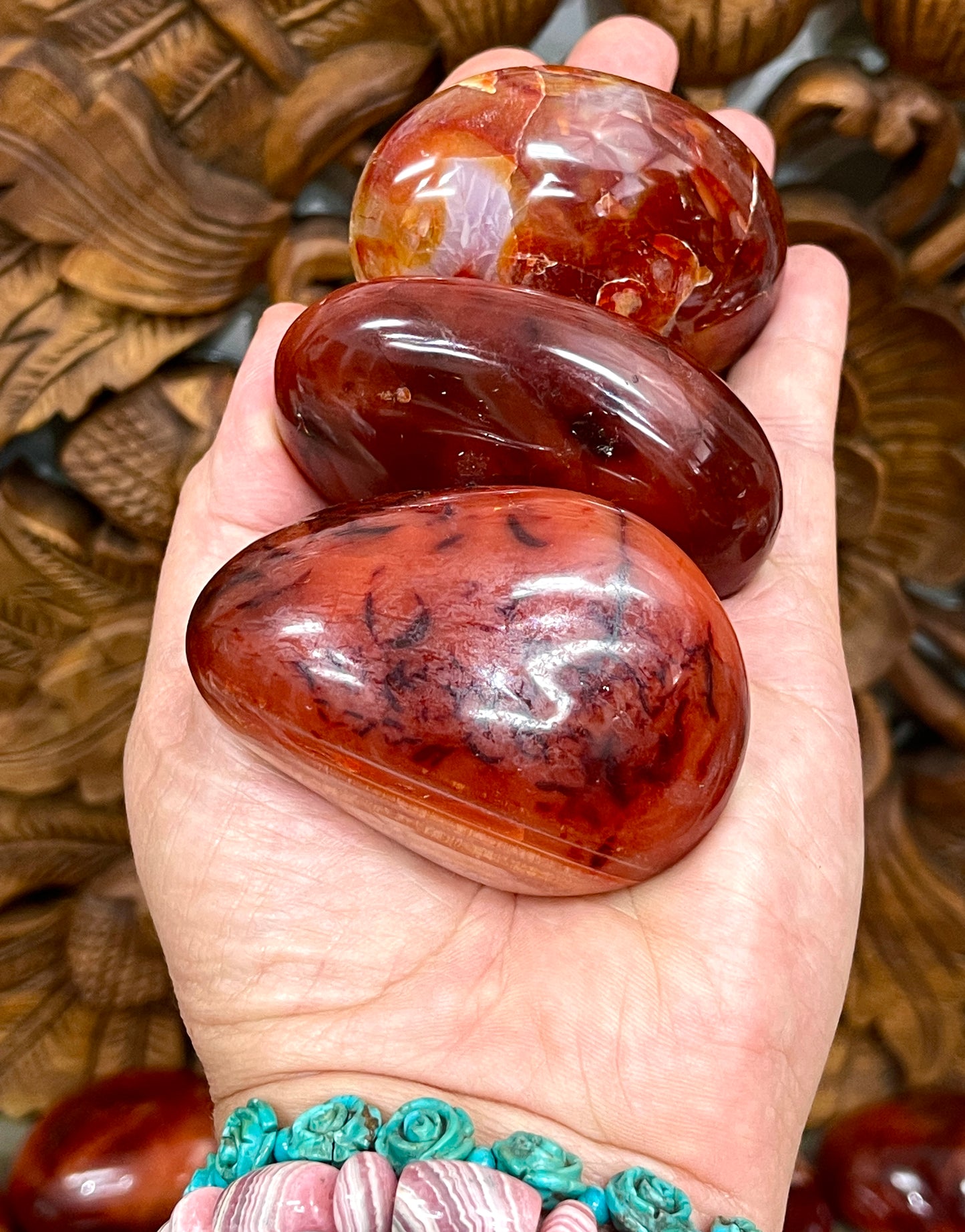 Large Size Carnelian Pebbles