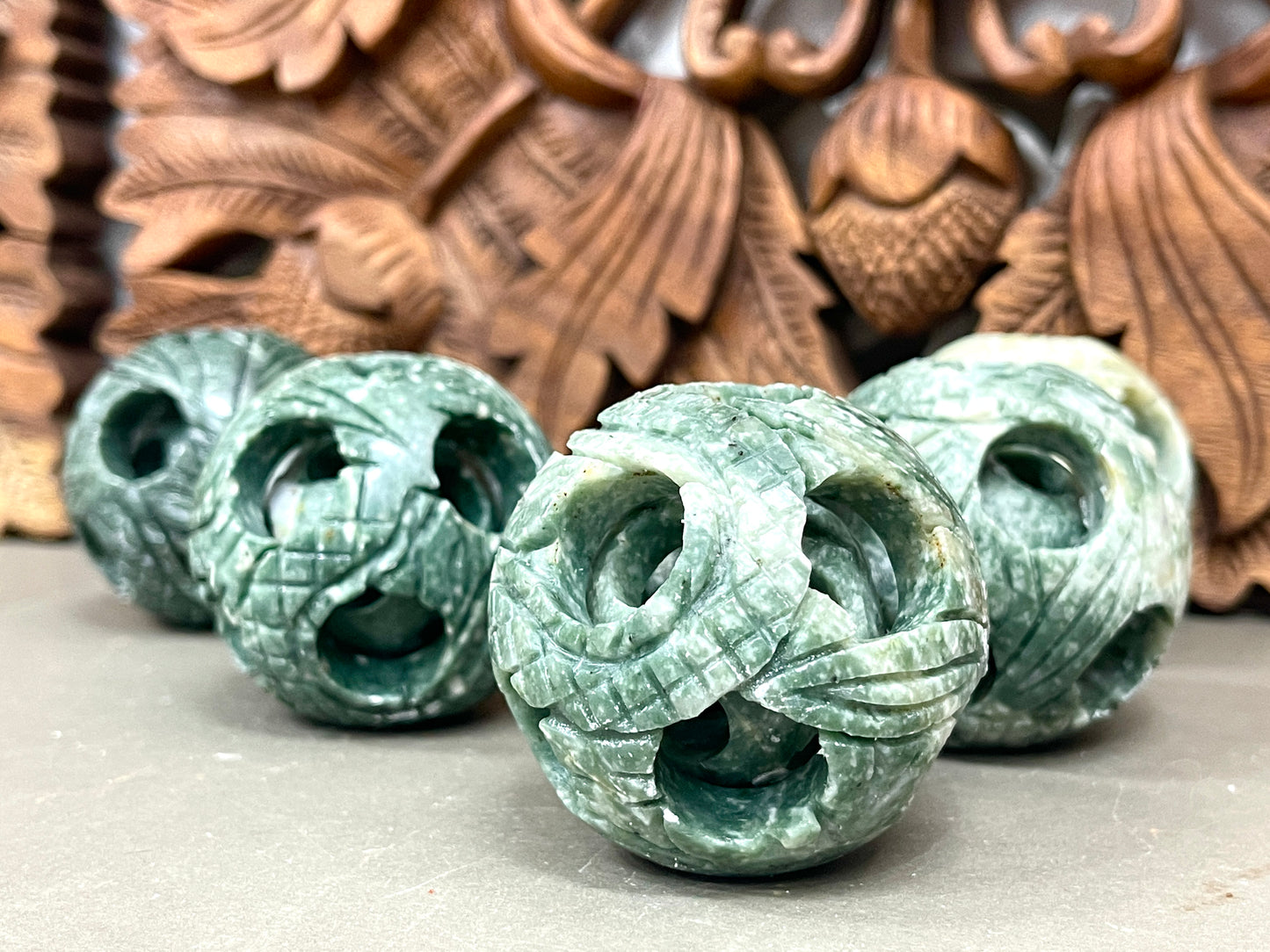 Jade Carved Dragon Ball