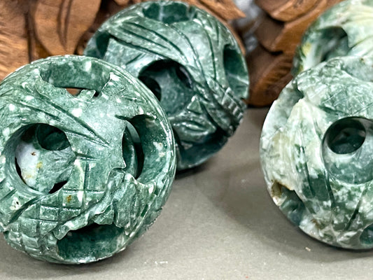 Jade Carved Dragon Ball