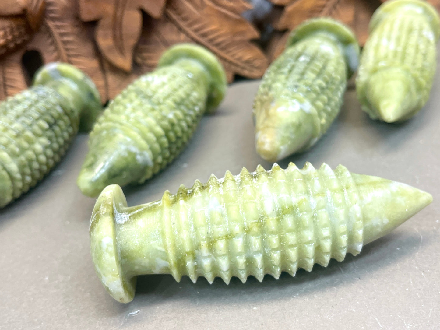 Jade Spiked Massage Rollers