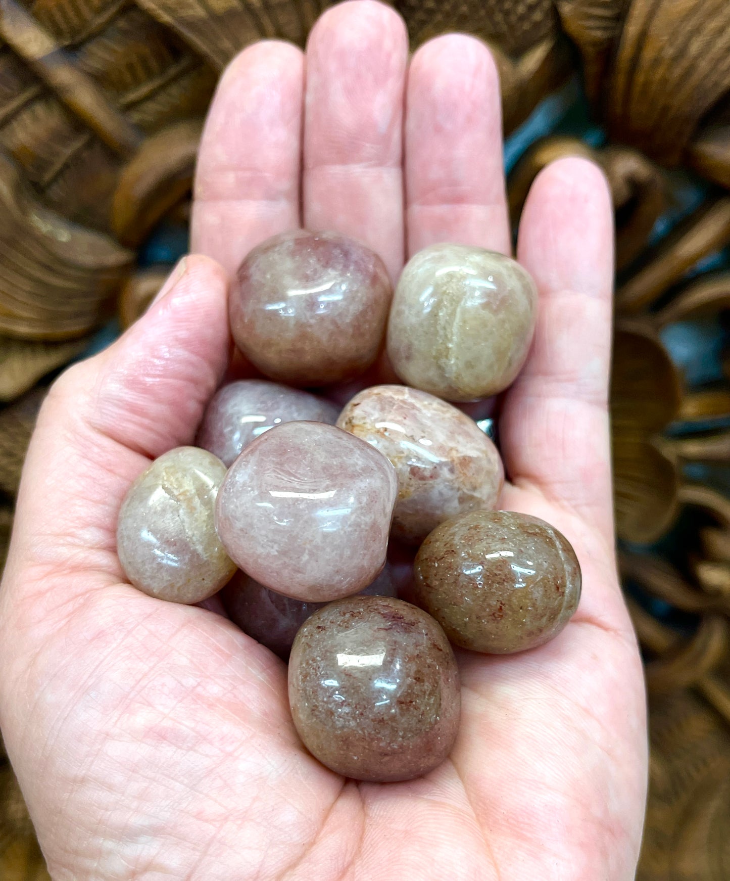 Strawberry Quartz Tumbles