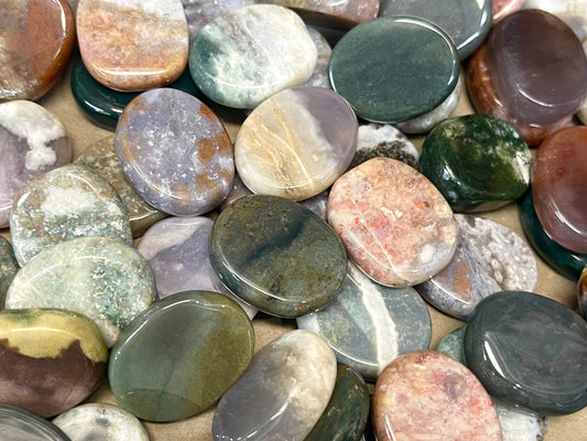 Ocean Jasper Mini Flat Stones