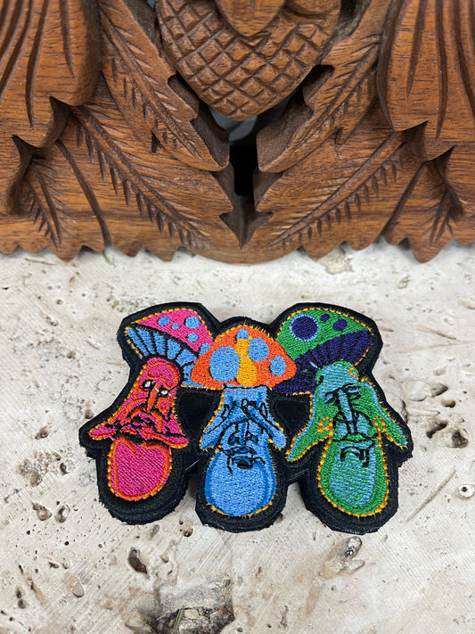See No Evil Mushrooms Patches