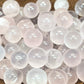 Mini Rose Quartz Spheres