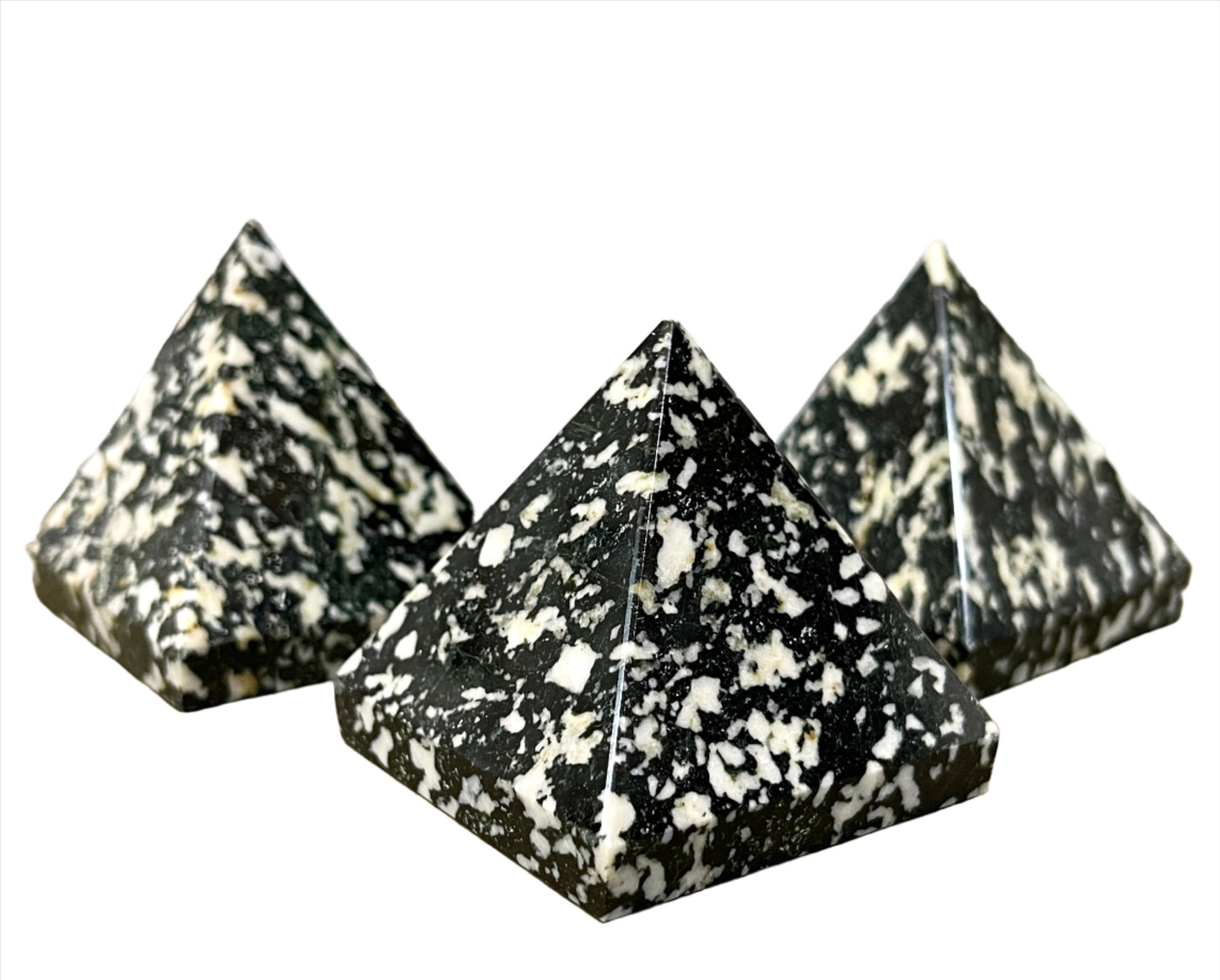 Zeebra Agate Pyramids