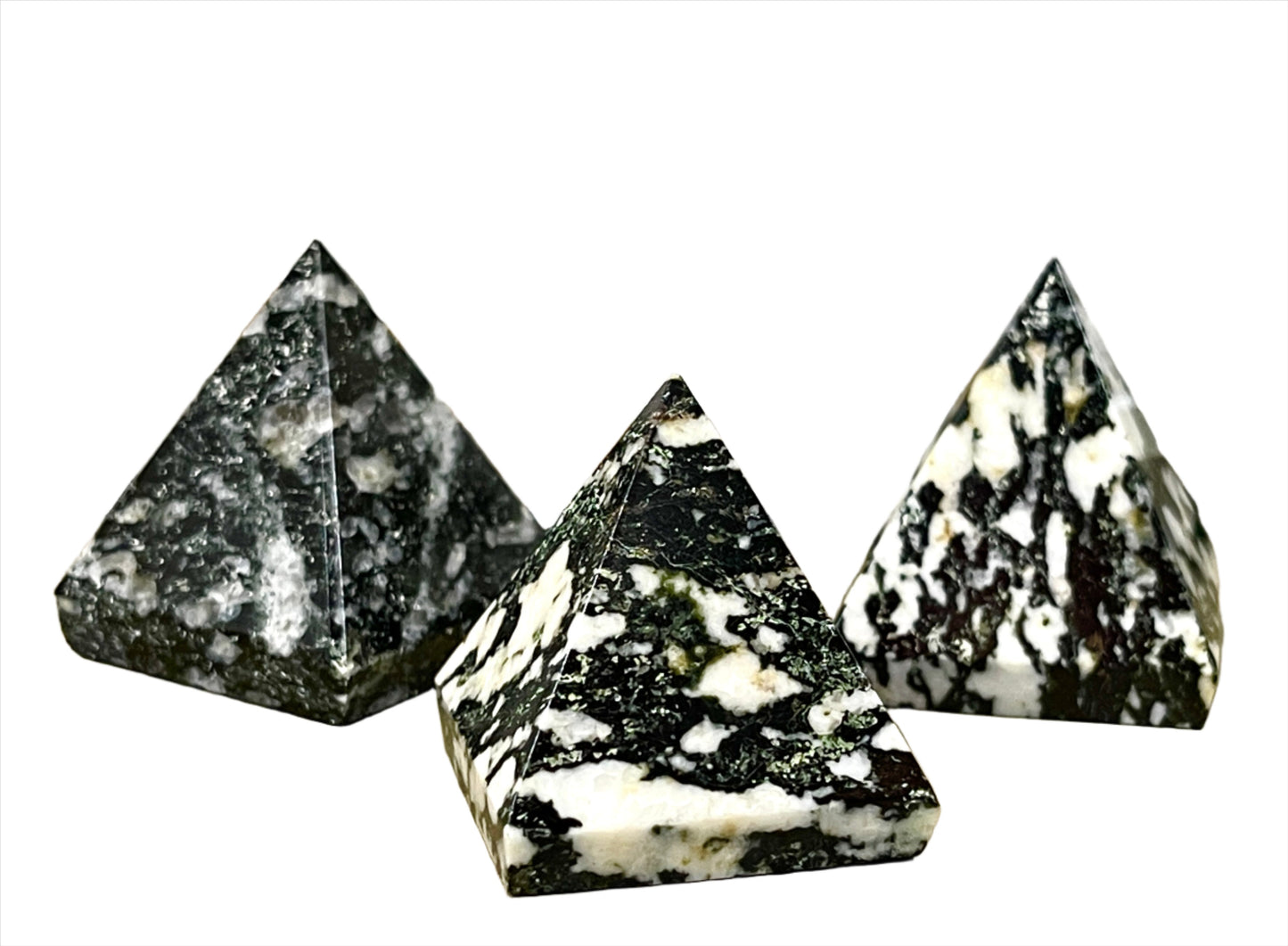 Zeebra Agate Pyramids