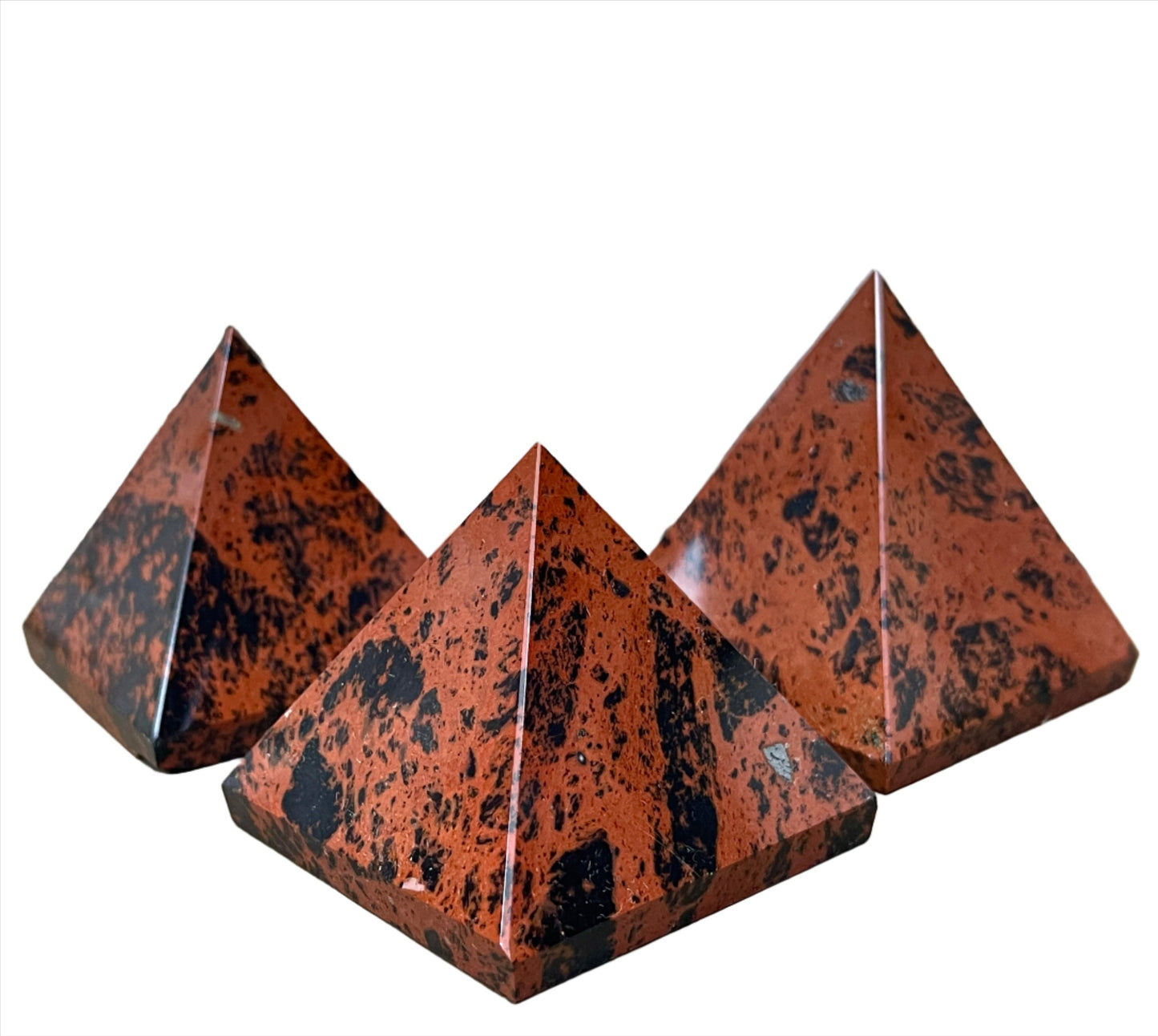 Mahogany Obsidian Pyramids