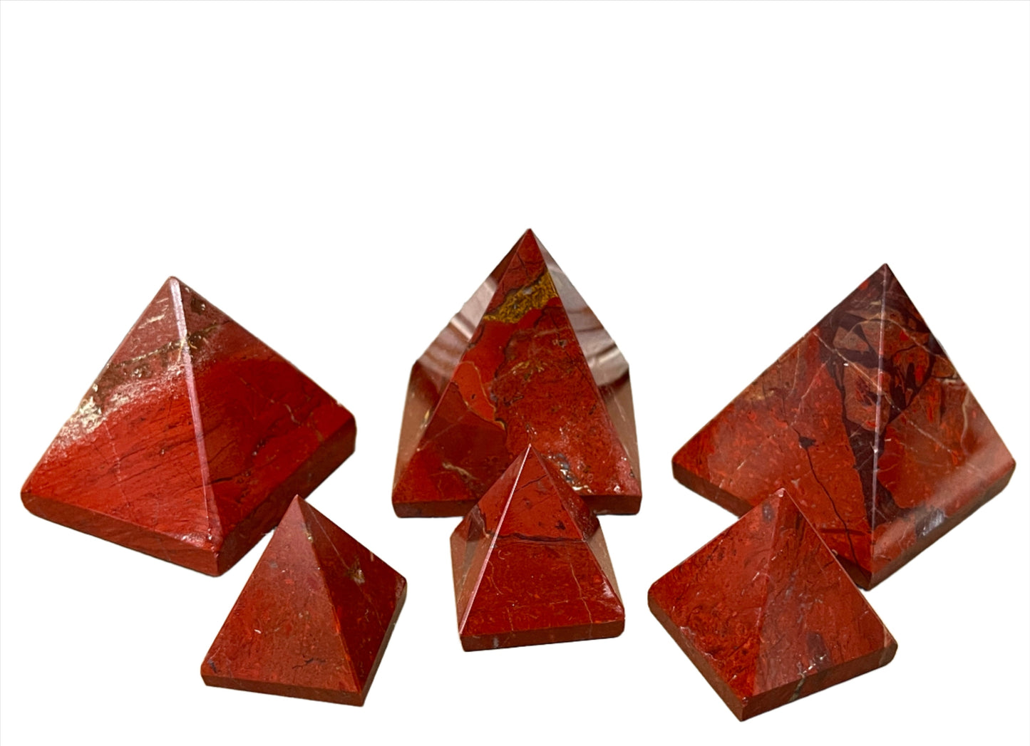 Red Jasper Pyramids