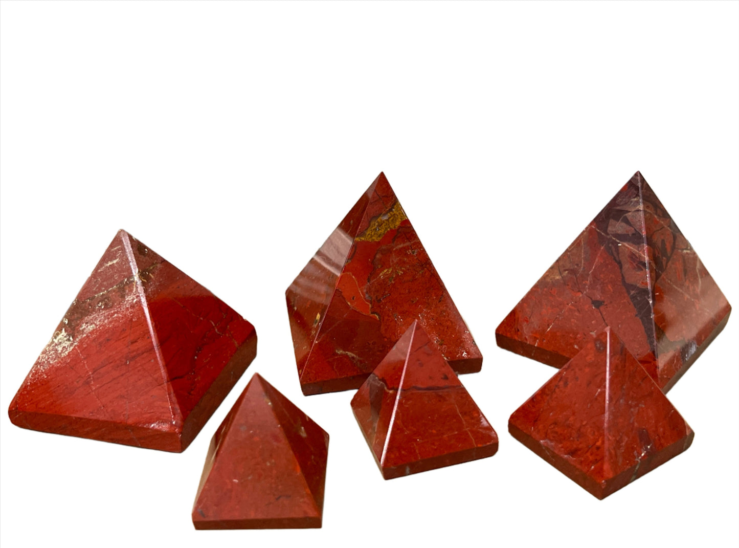 Red Jasper Pyramids