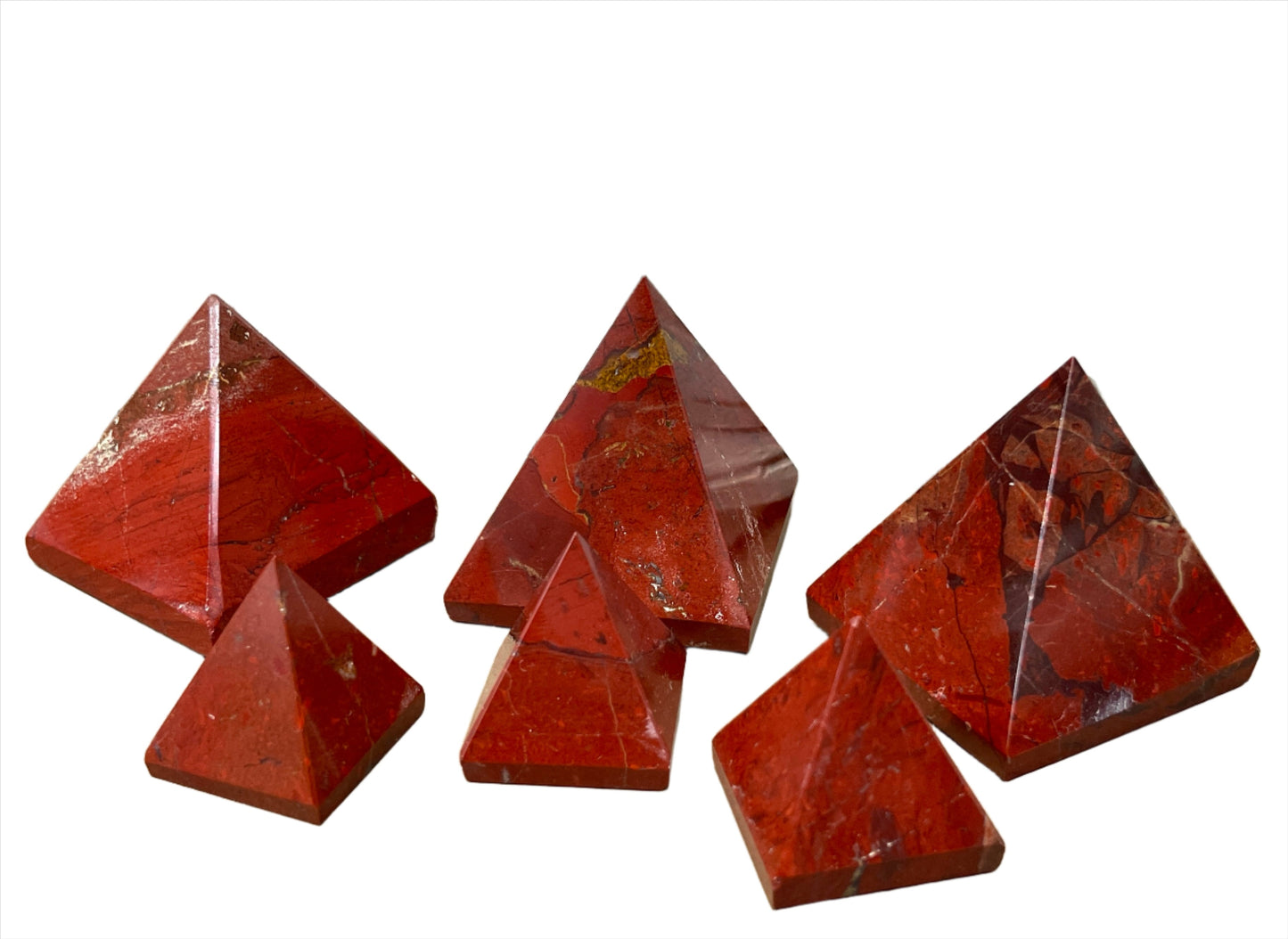 Red Jasper Pyramids