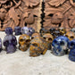 Hand Carved Crystal Skulls 1.5" - Available in 12 Stones
