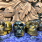 Hand Carved Crystal Skulls 1.5" - Available in 12 Stones