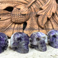 Hand Carved Crystal Skulls 1.5" - Available in 12 Stones