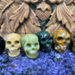 Hand Carved Crystal Skulls 1.5" - Available in 12 Stones