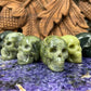 Hand Carved Crystal Skulls 1.5" - Available in 12 Stones