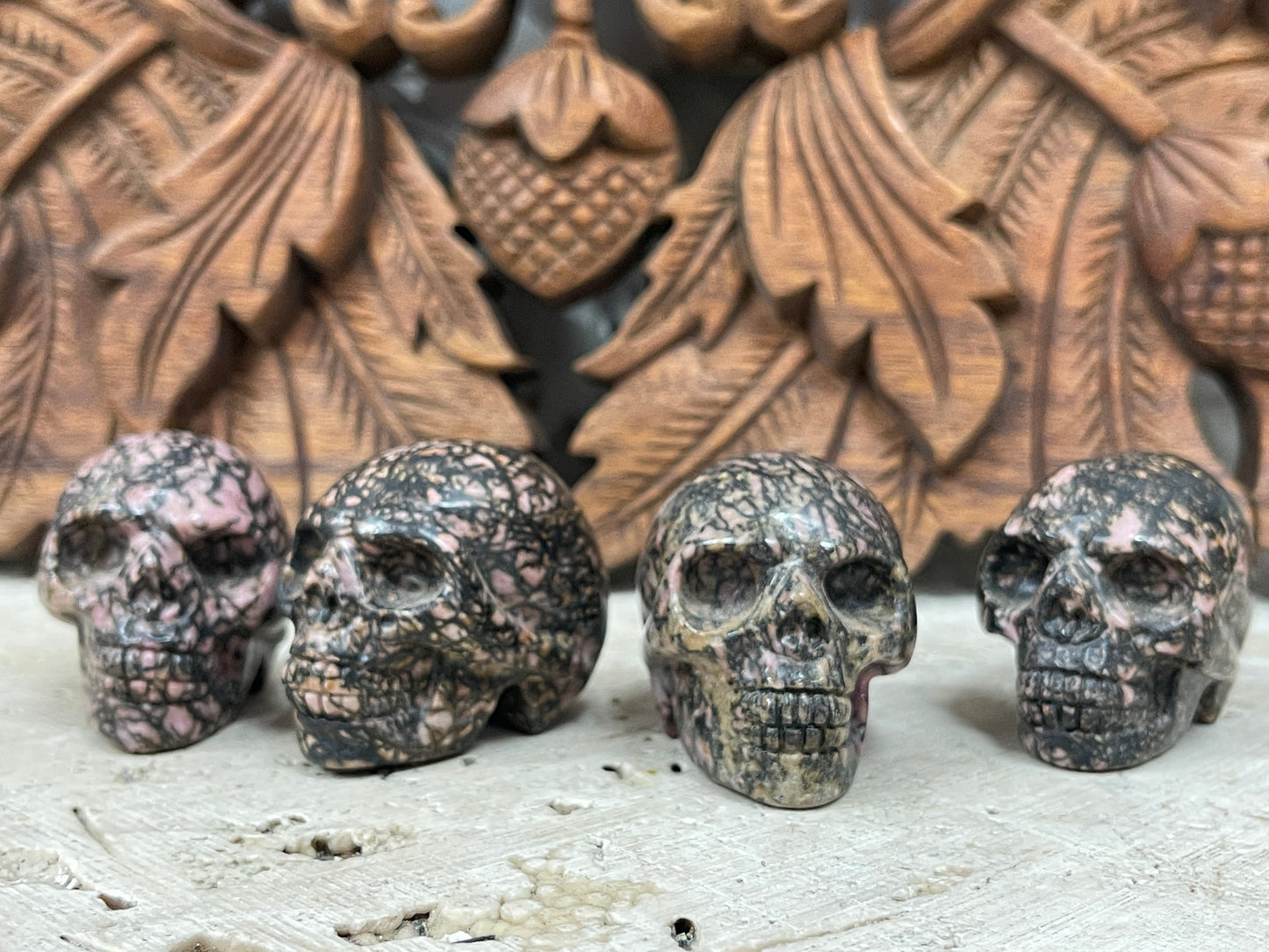 Hand Carved Crystal Skulls 2" - Available in 13 Stones