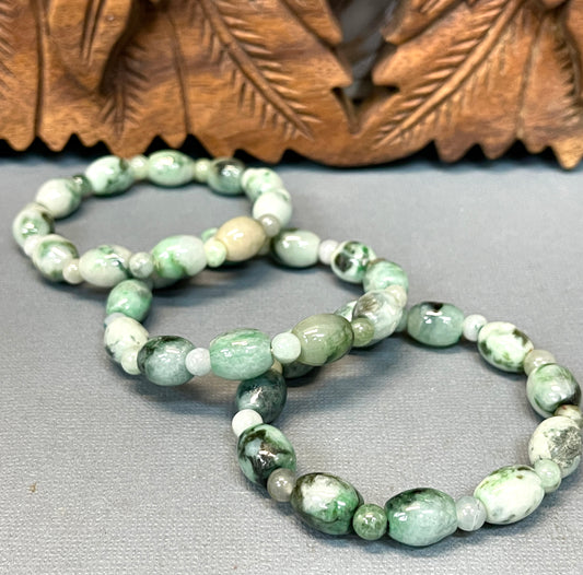 Jade Barrel Bracelets