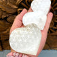 Selenite Flower of Life Hearts
