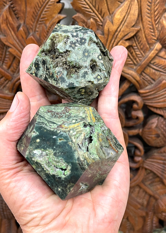 Large Ocean Jasper Hexagons