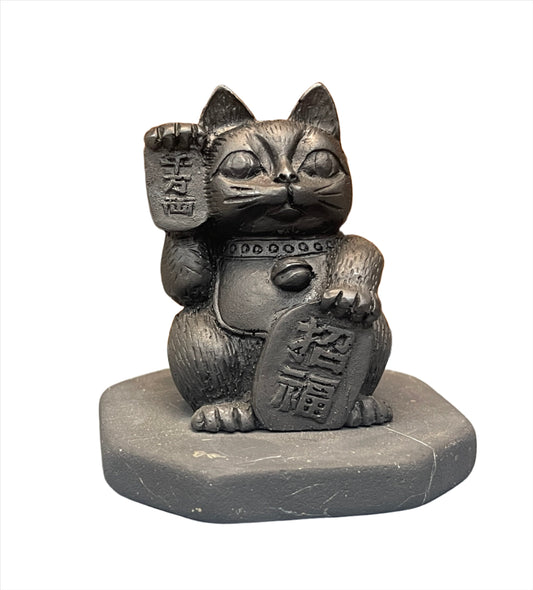 Shungite Maneki Neko