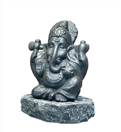 Shungite Buddha & Ganesh