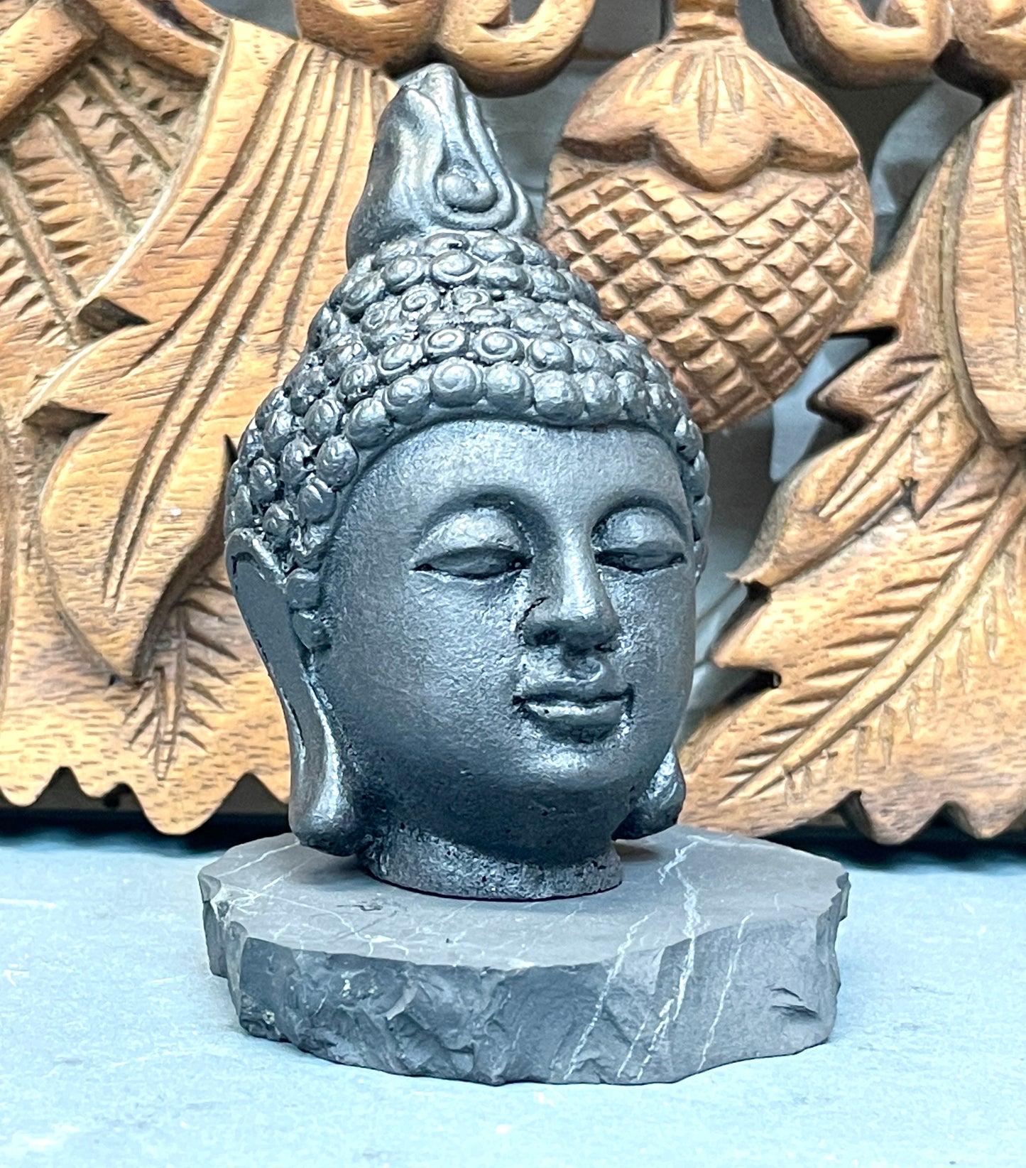 Shungite Buddha & Ganesh