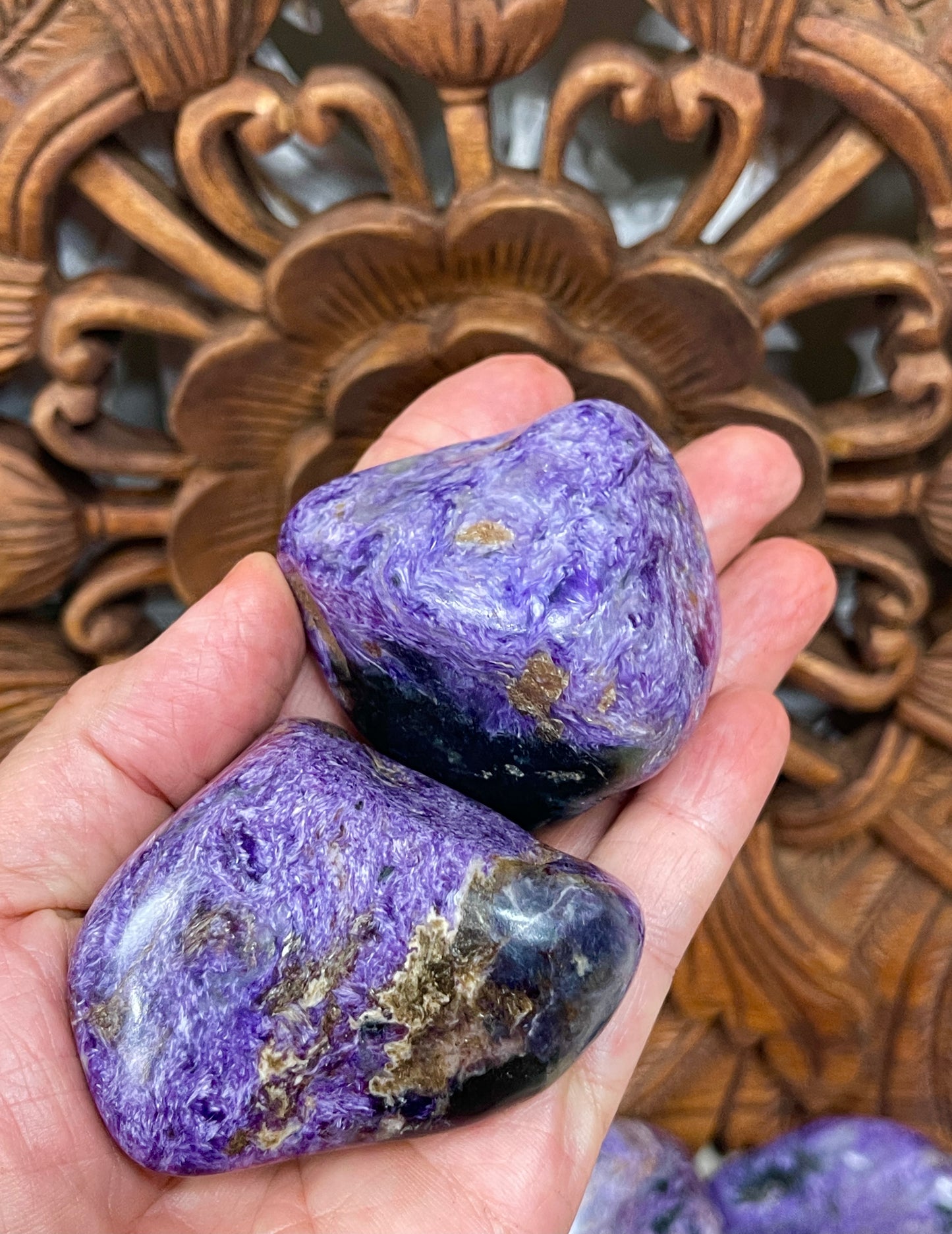 Large Charoite Tumbles