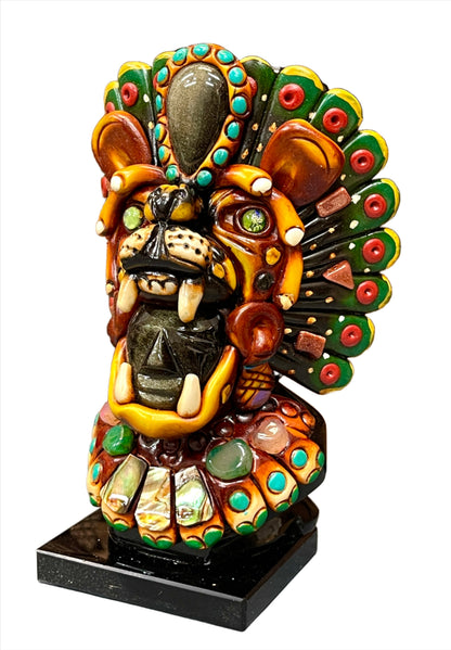 Obsidian Aztec Spirit Animals