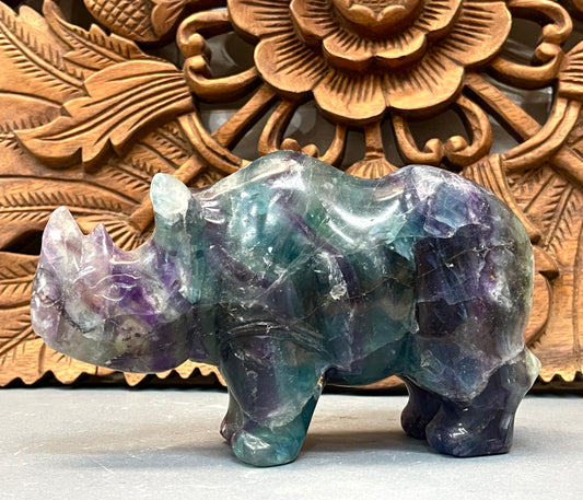 Fluorite Rhino