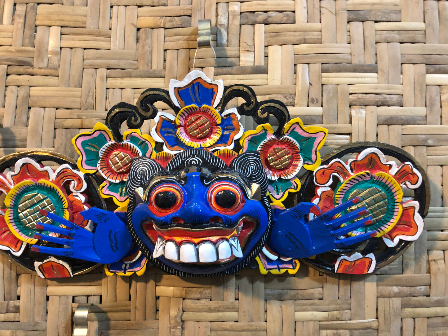 Hand Carved & Painted Boma Masks