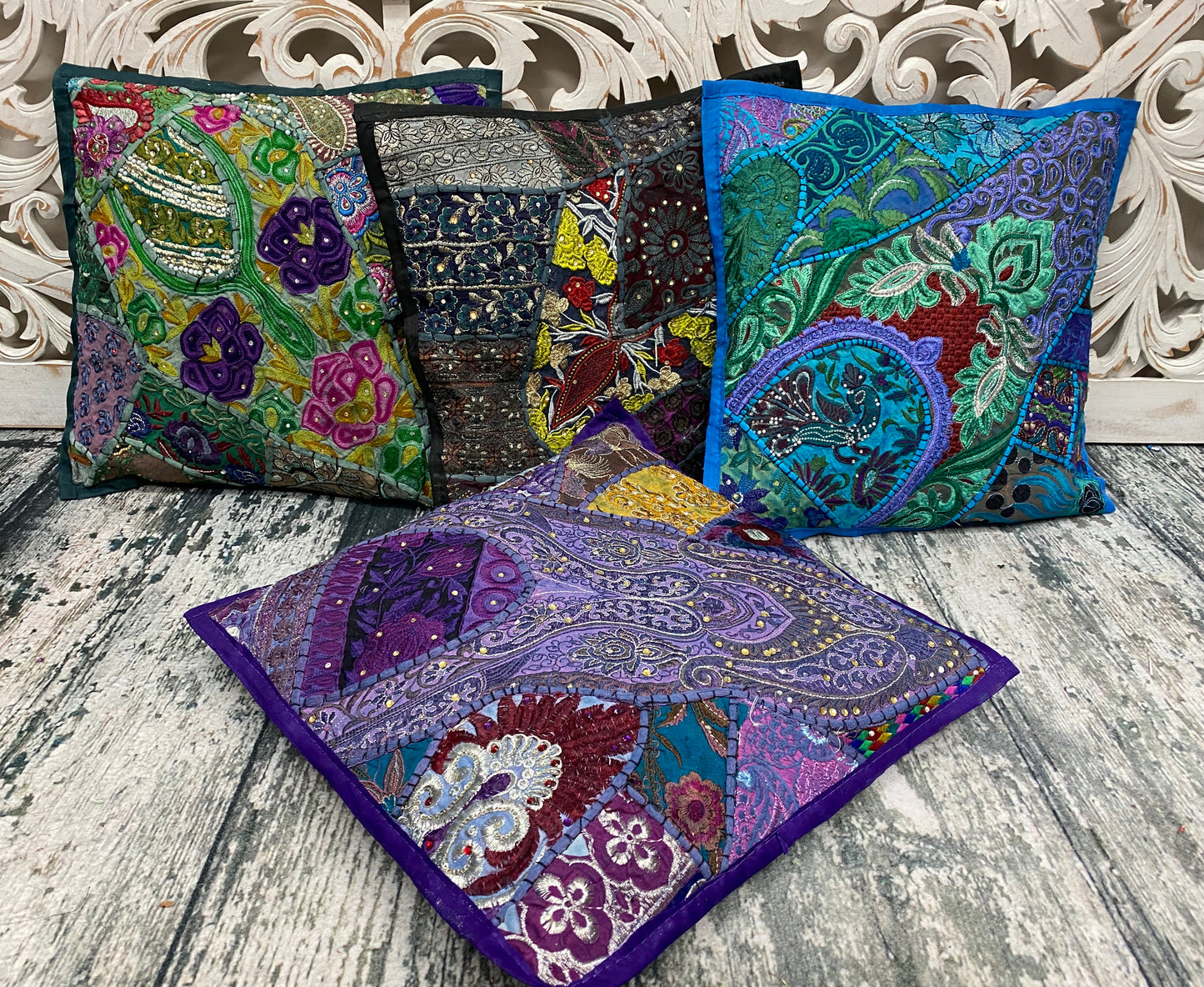 Patchwork Throw Pillow Cases