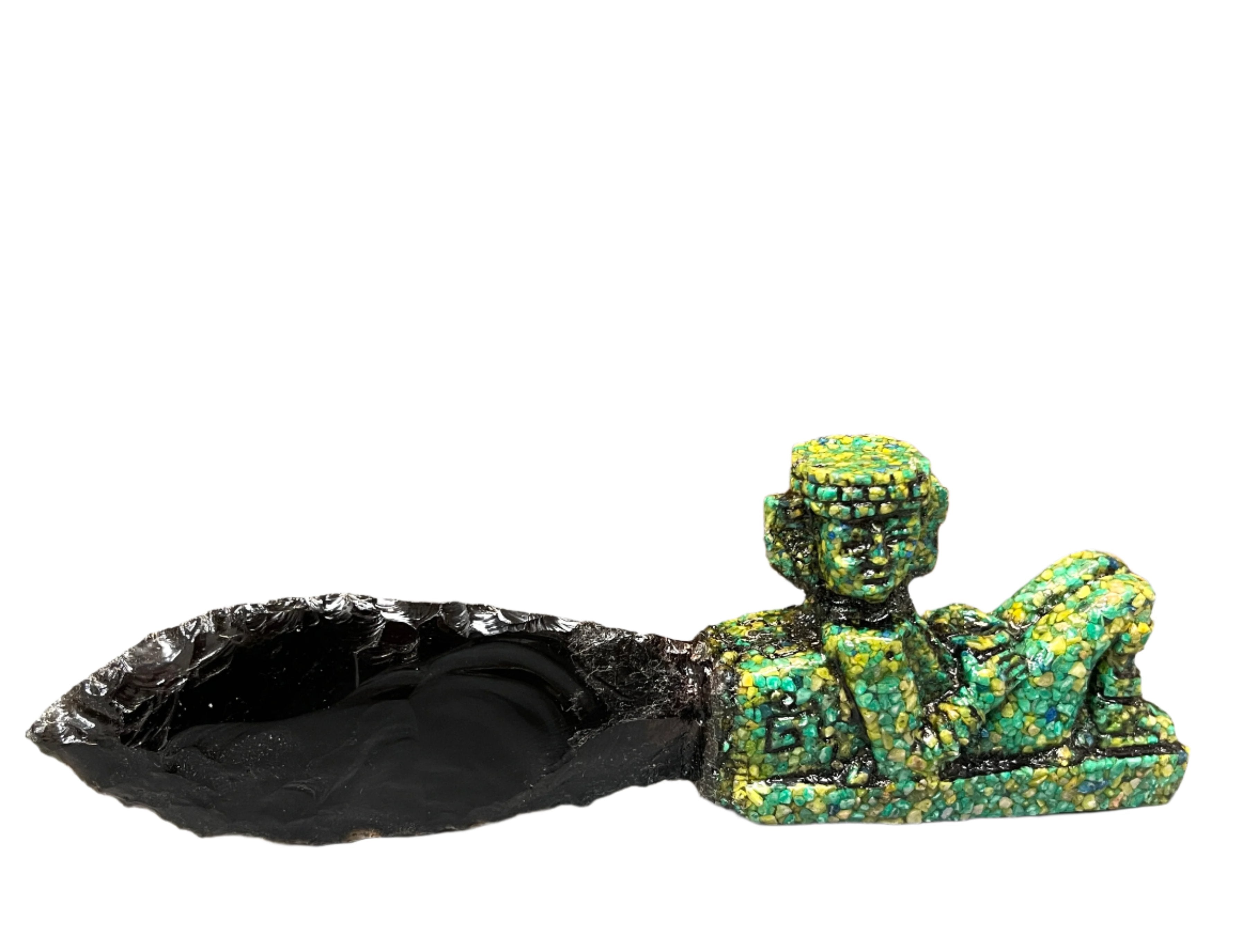 Decorative Aztec Tecpatl Obsidian Knives Palenque – Midnight Sun