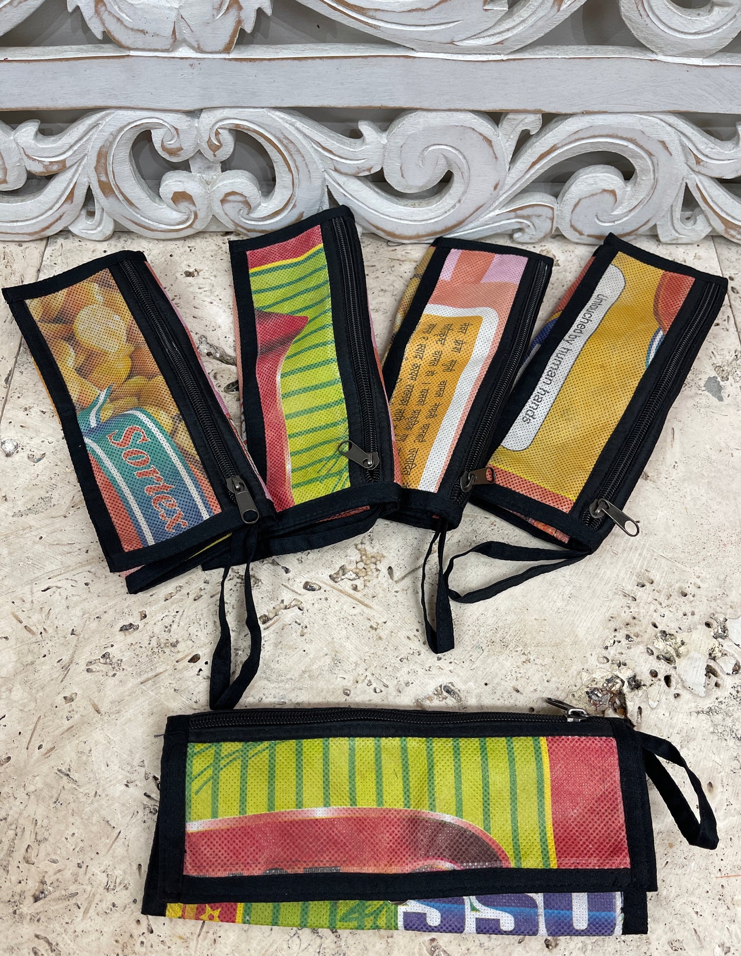 Recycled Rice Bag Wallets