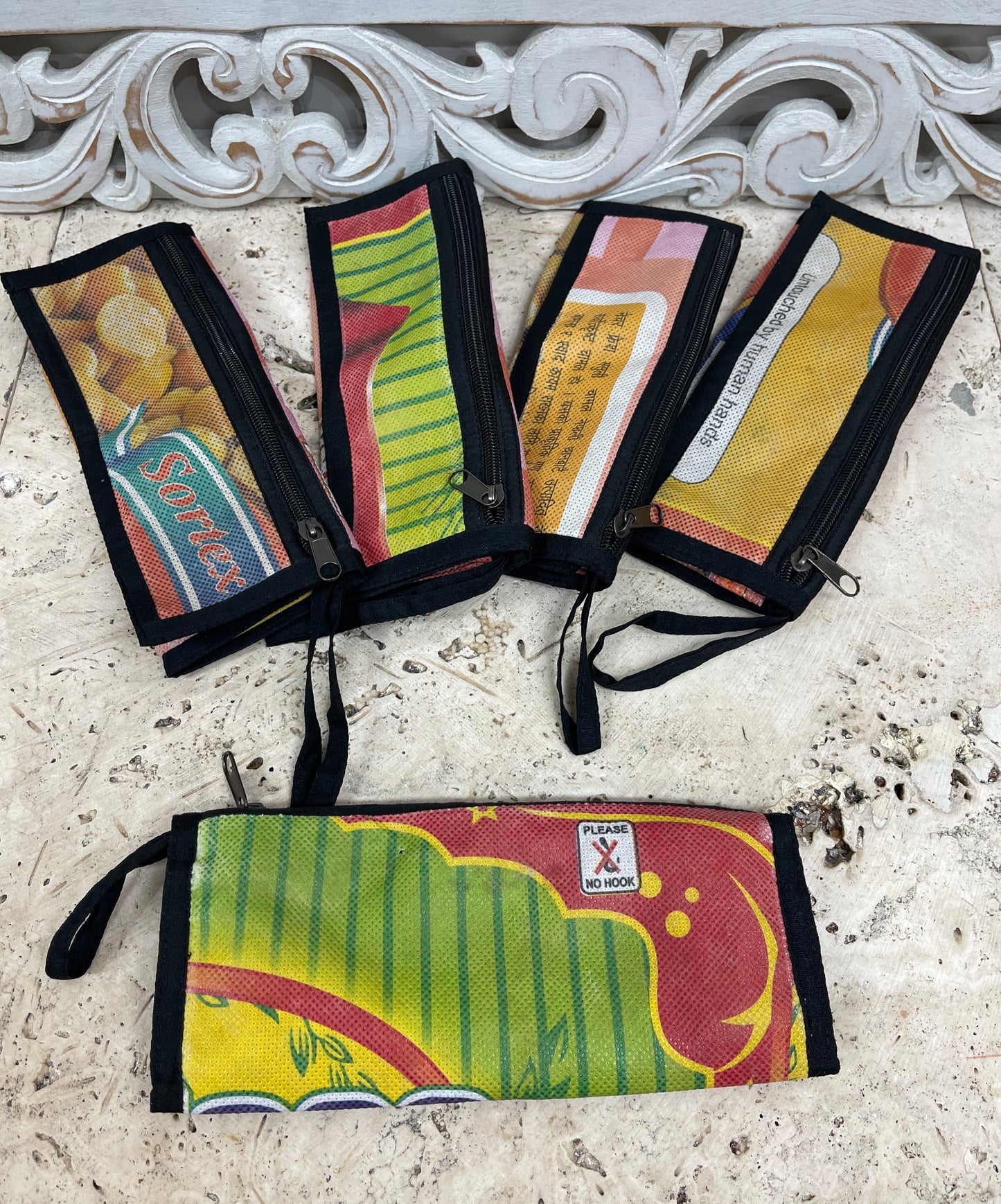 Recycled Rice Bag Wallets