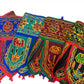 Rajasthani Embroidered Toran with Elephants and Mirrors