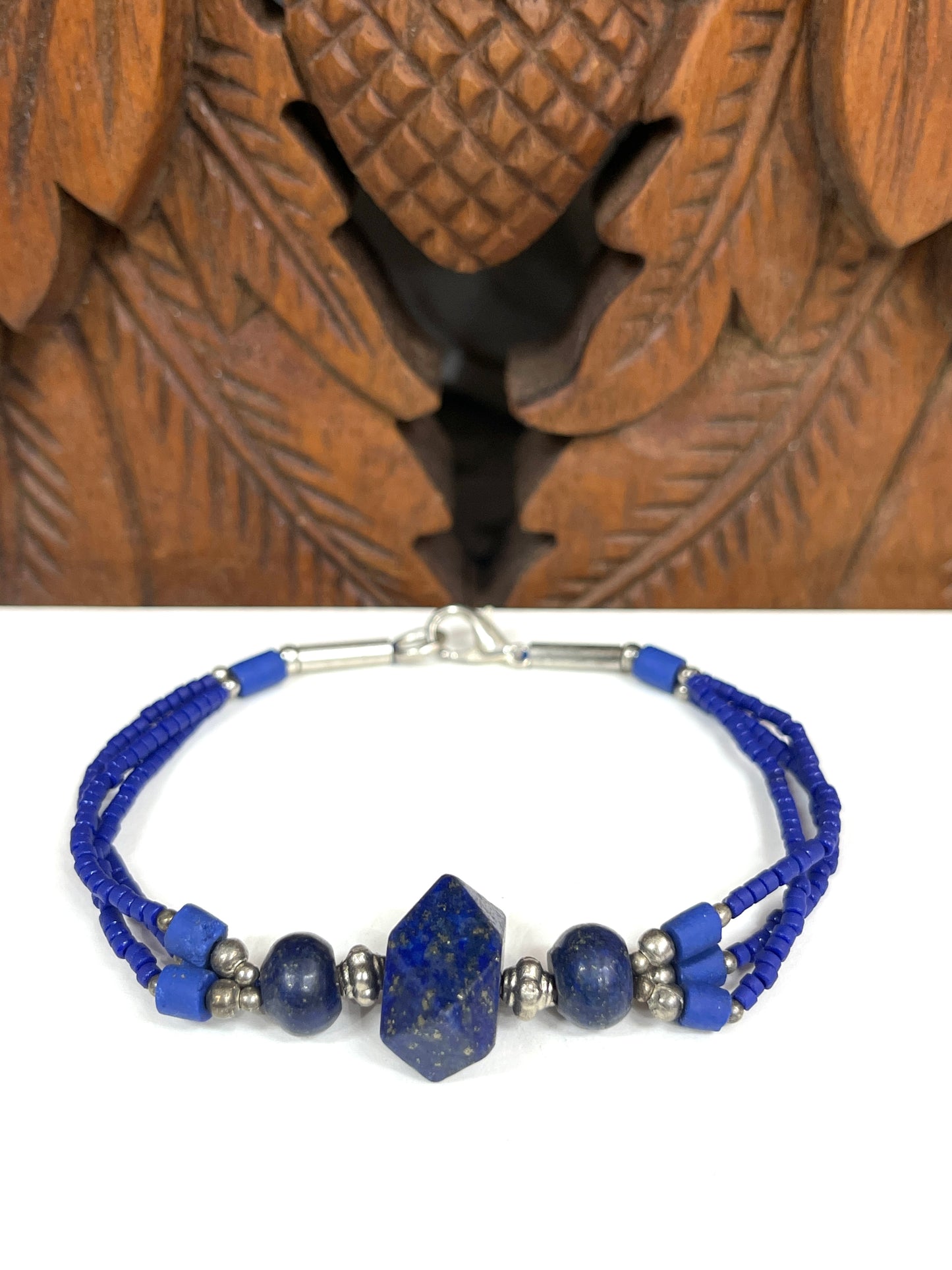 Lapis, Jade and Serpentine Bracelets