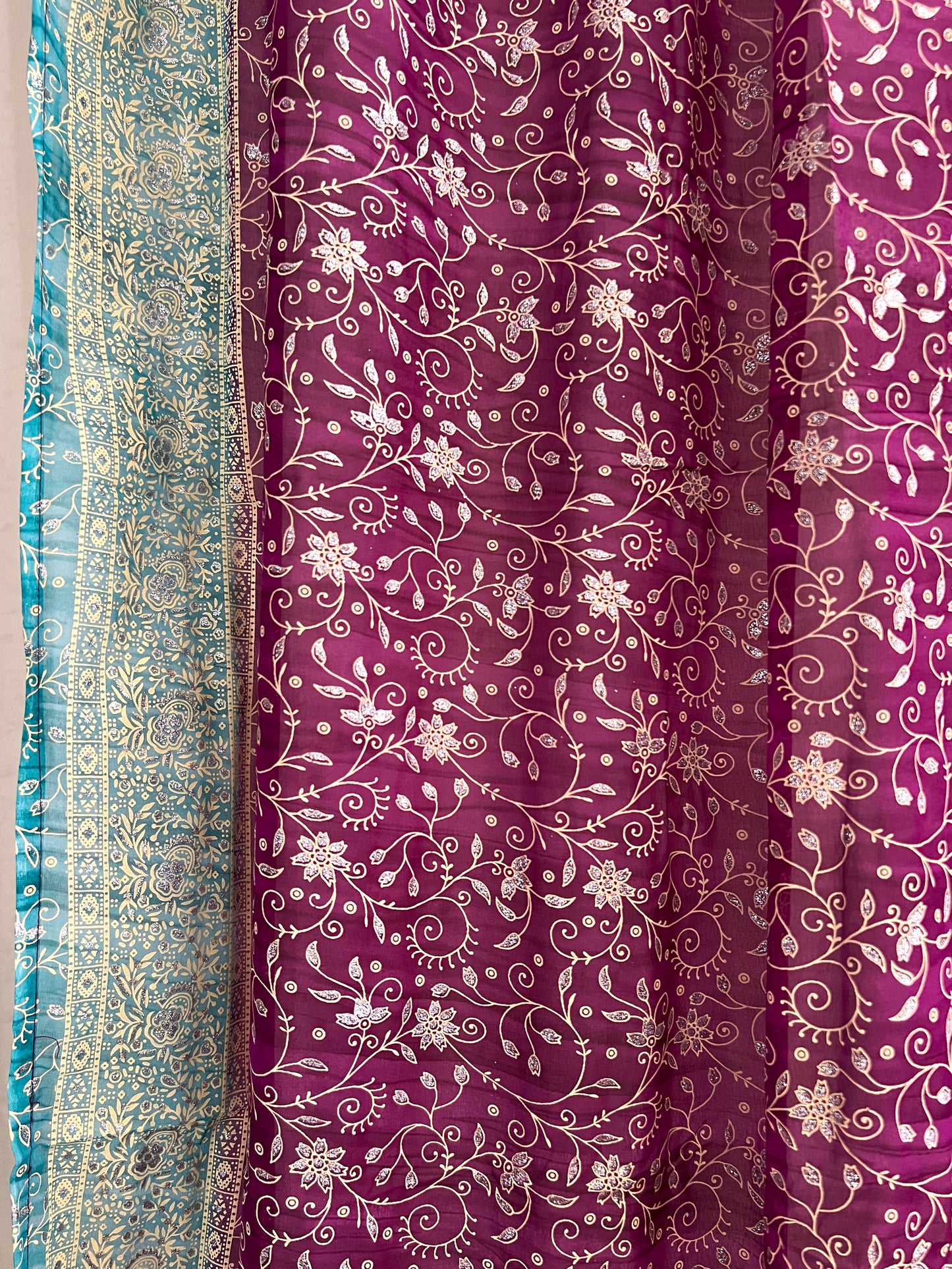 Amethyst Sari Curtain Panels